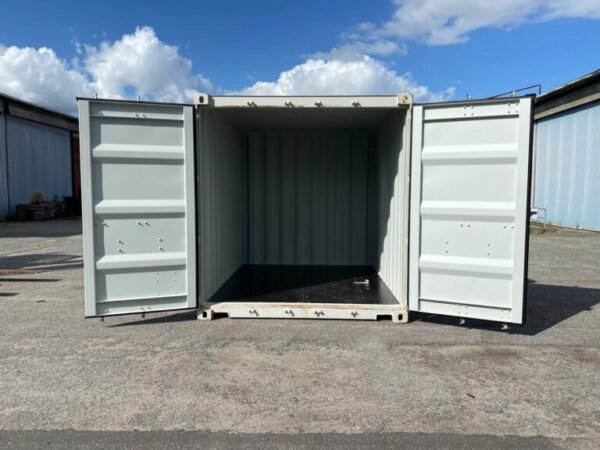 Contentor de armazenamento 10 pés – Branco Creme RAL 9001