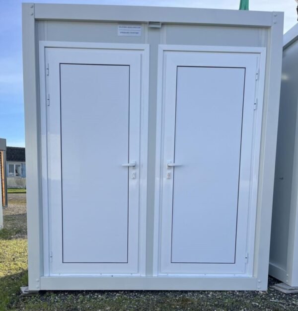 Módulo sanitário para sanita dupla