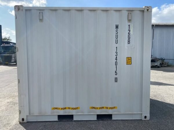 Contentor de armazenamento 10 pés – Branco Creme RAL 9001