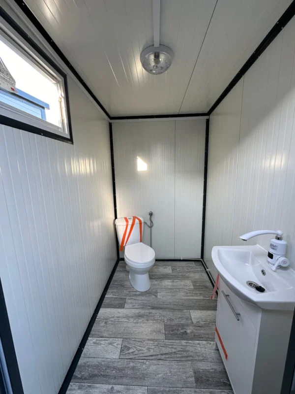 Contentor sanitário duplo 3×2 m