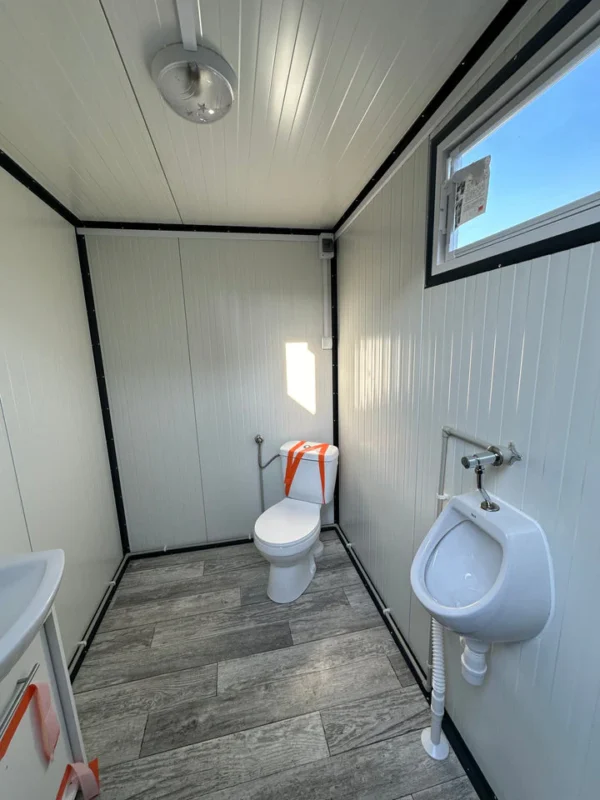 Contentor sanitário duplo 3×2 m