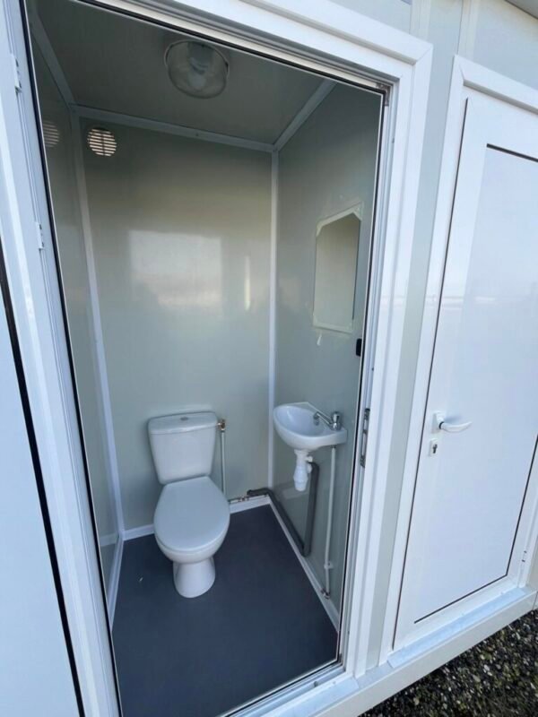 Módulo sanitário para sanita dupla