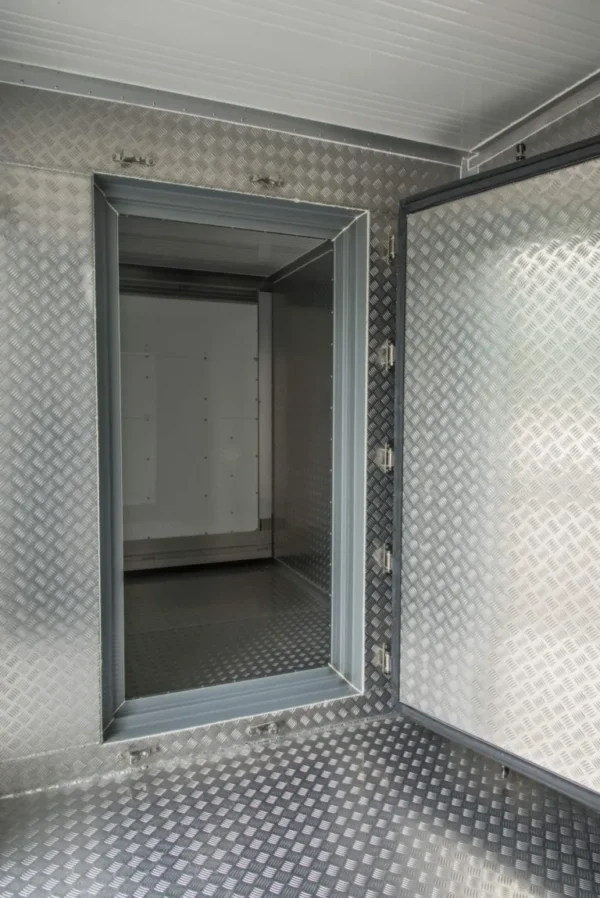 Contentor refrigerado super de 20 pés com duas zonas de temperatura