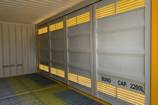 Contentor para materiais perigosos de 20 pés