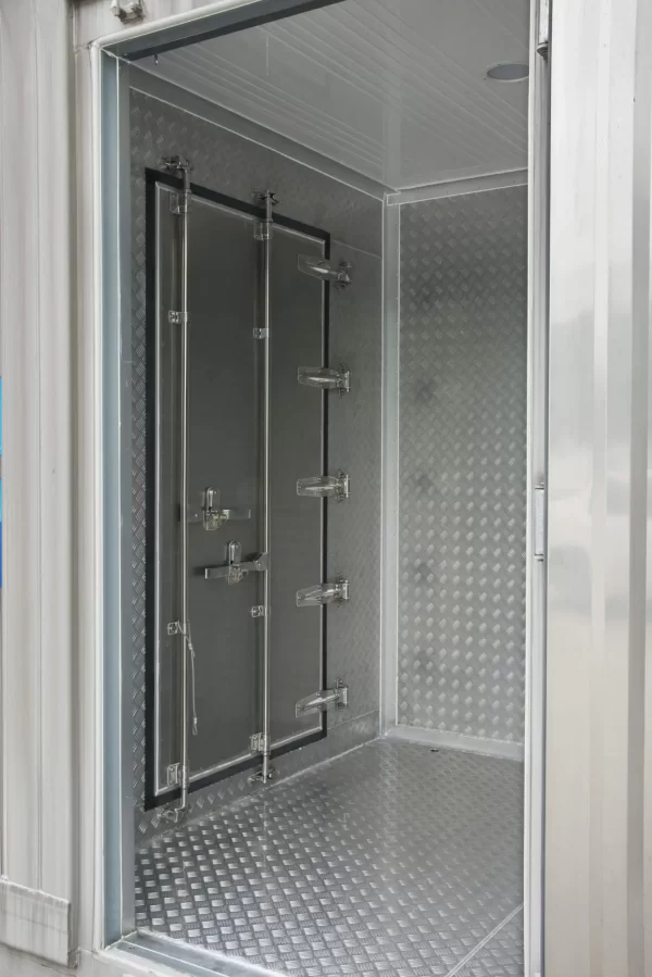 Contentor refrigerado super de 20 pés com duas zonas de temperatura