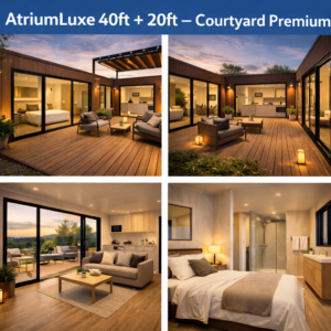 AtriumLuxe 40ft + 20ft – Courtyard Premium