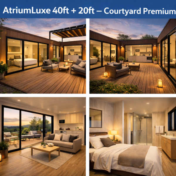 AtriumLuxe 40ft + 20ft – Courtyard Premium