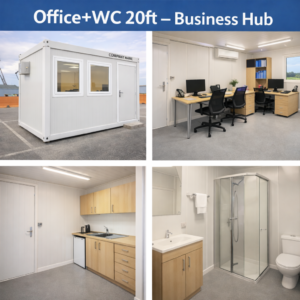 Office+WC 20ft – Business Hub