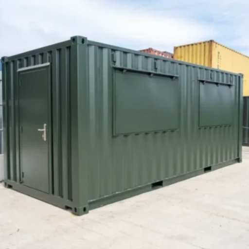 Contentorde 20 pés com escotilha de serviço dupla