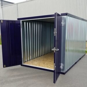 Contentor FOCO azul aço 2 x 2 m – Porta dupl