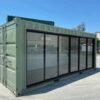 Contentor de escritório de 6 metros com janela lateral