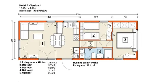casa move2 Casa Móvel 42 m² – 3 Quartos