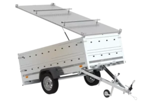 Reboque Garden Trailer 264 KIPP com extensão de taipais e tampa de alumínio-Novo