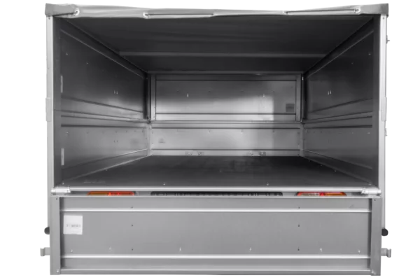 ger_pl_Anhanger-kippbar-GARDEN-TRAILER-201-KIPP-mit-zusatzlichen-Bordwanden-Stutzrad-und-Flachplane-4182_5-600x400-1.webp Reboque basculável Garden Trailer 201 KIPP com taipais adicionais, roda de apoio e lona plana-Novo