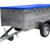 Reboque com dois eixos Garden Trailer 264/2 KIPP incl. taipais adicionais e lona plana-Novo