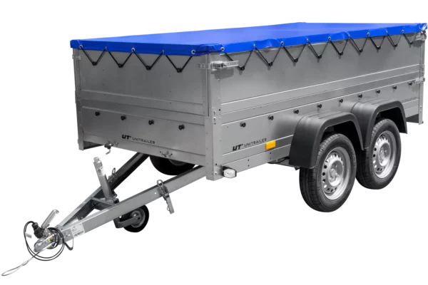 Reboque com dois eixos Garden Trailer 264/2 KIPP incl. taipais adicionais e lona plana-Novo