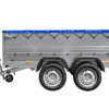 Reboque com dois eixos Garden Trailer 264/2 KIPP incl. taipais adicionais e lona plana-Novo