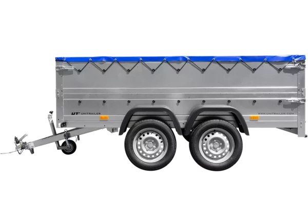 Reboque com dois eixos Garden Trailer 264/2 KIPP incl. taipais adicionais e lona plana-Novo